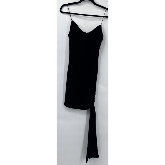 Cinq A Sept Ryder Black Velvet Mini Dress Women's Size 0 - Picture 4 of 15